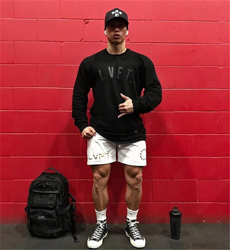 NEW Men Fitness Bodybuilding Shorts