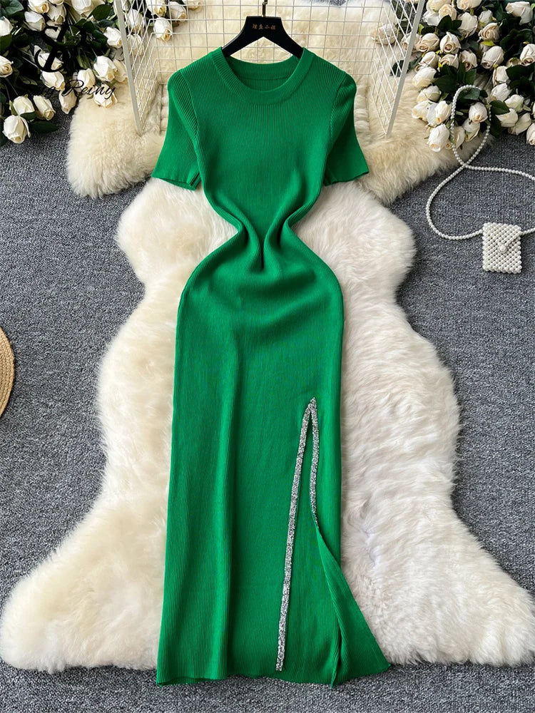 Senior Luxury Slim Dress Ladies