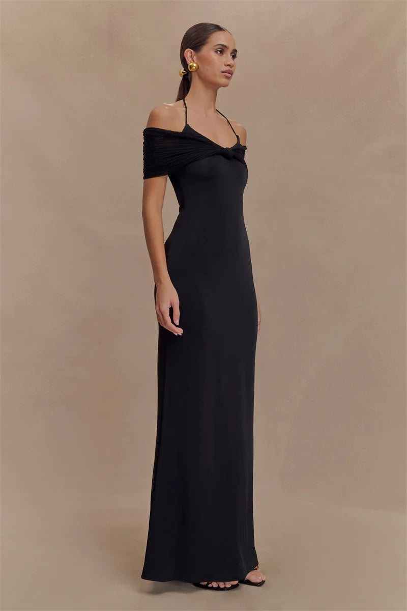 Mozision Off-shoulder Strapless Sexy Maxi Dress