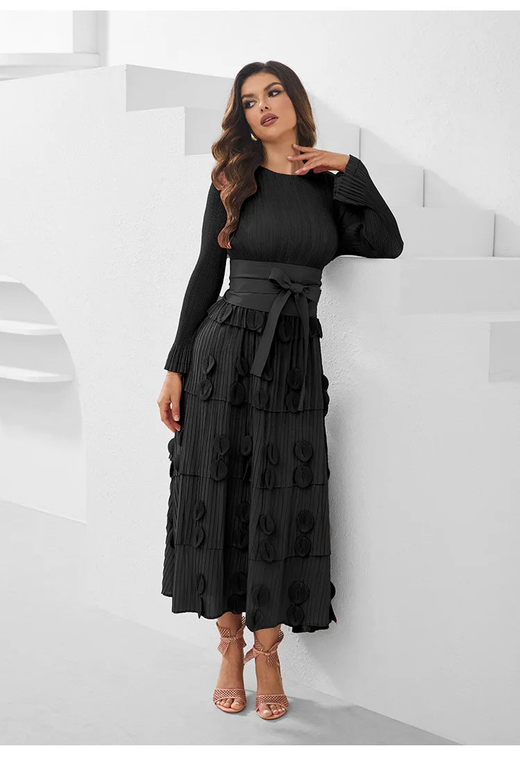 Miyake Pleated Socialite Shell Women Clothing