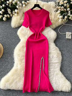 Senior Luxury Slim Dress Ladies