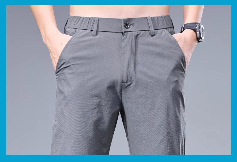 Summer New Business Ice Silk Pants