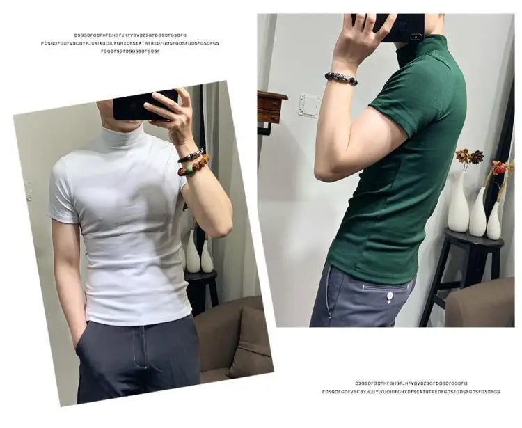Korean Clothing Streetwear Tee for Men