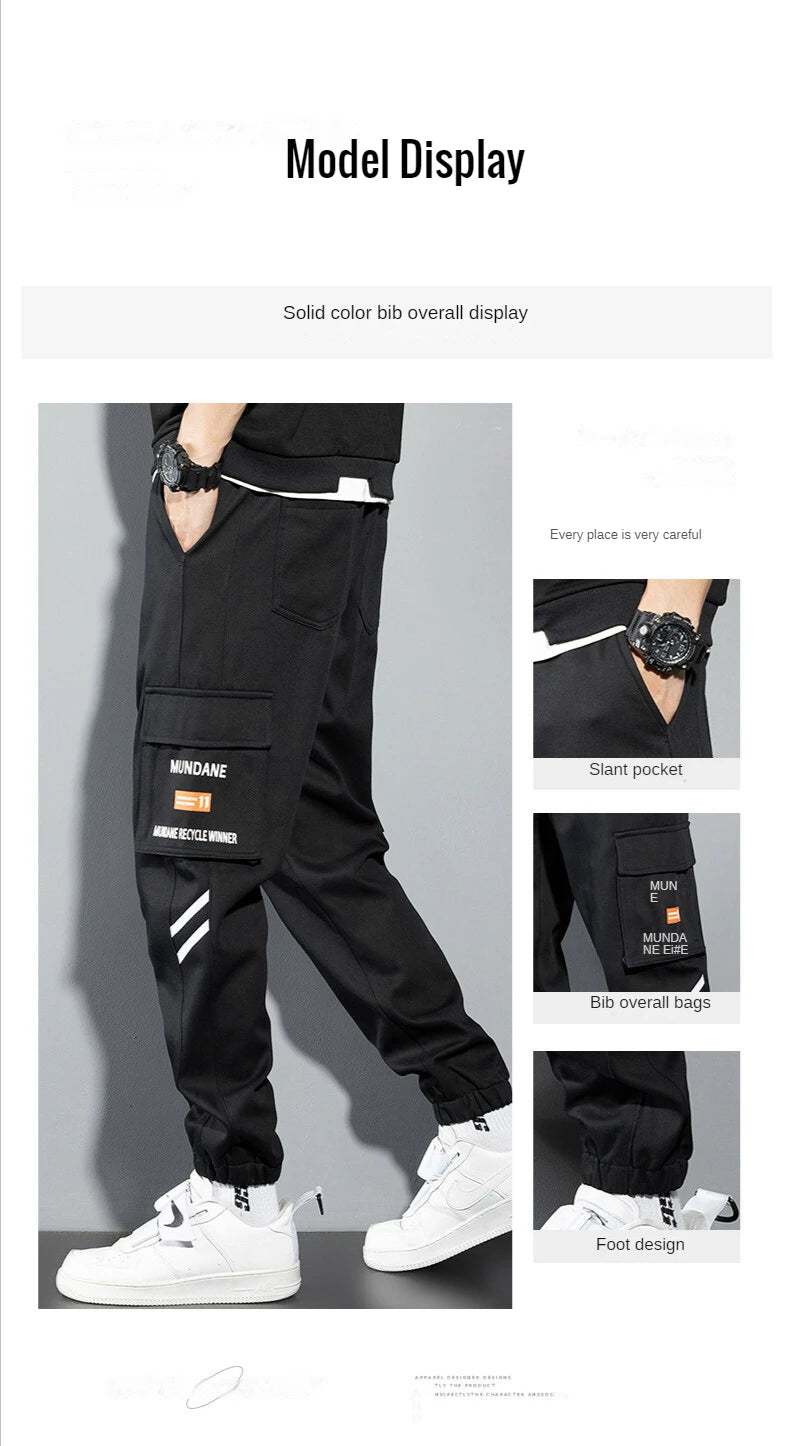 Black Cargo Pants Men