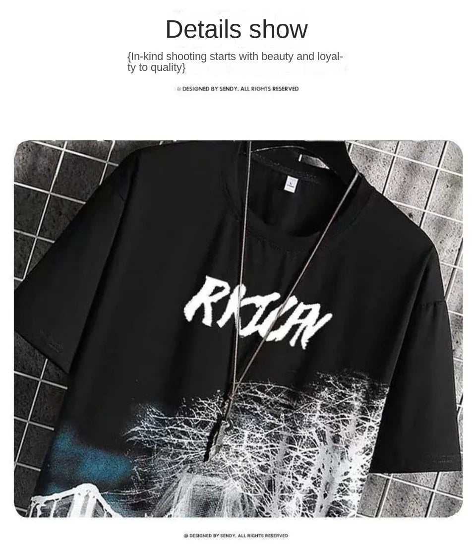 T-shirt for Men Hoodies Summer