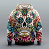 5XL Mexican Traditional Retro Style 3D Digital Printed Hoodie