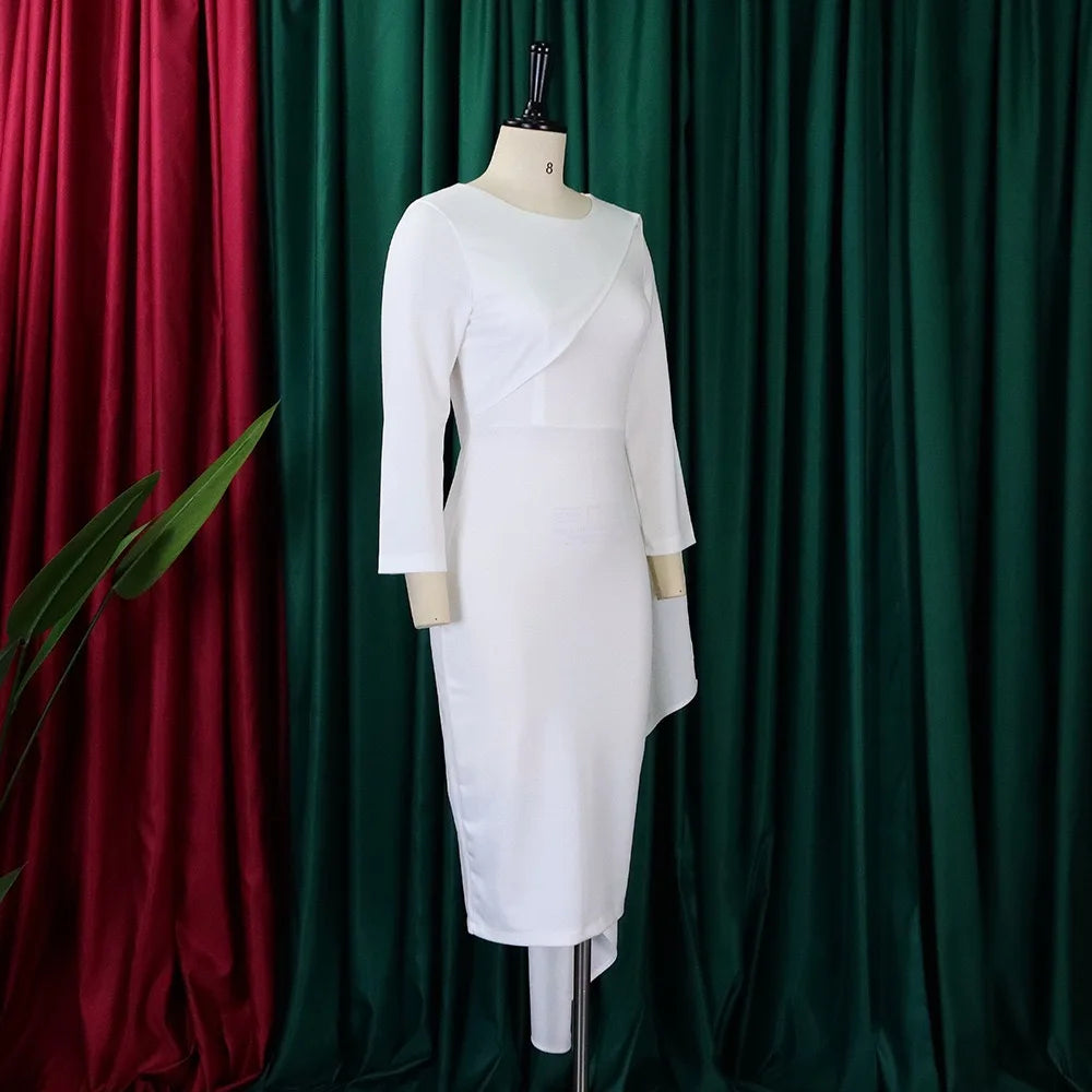 Elegant Dresses for Women O Neck