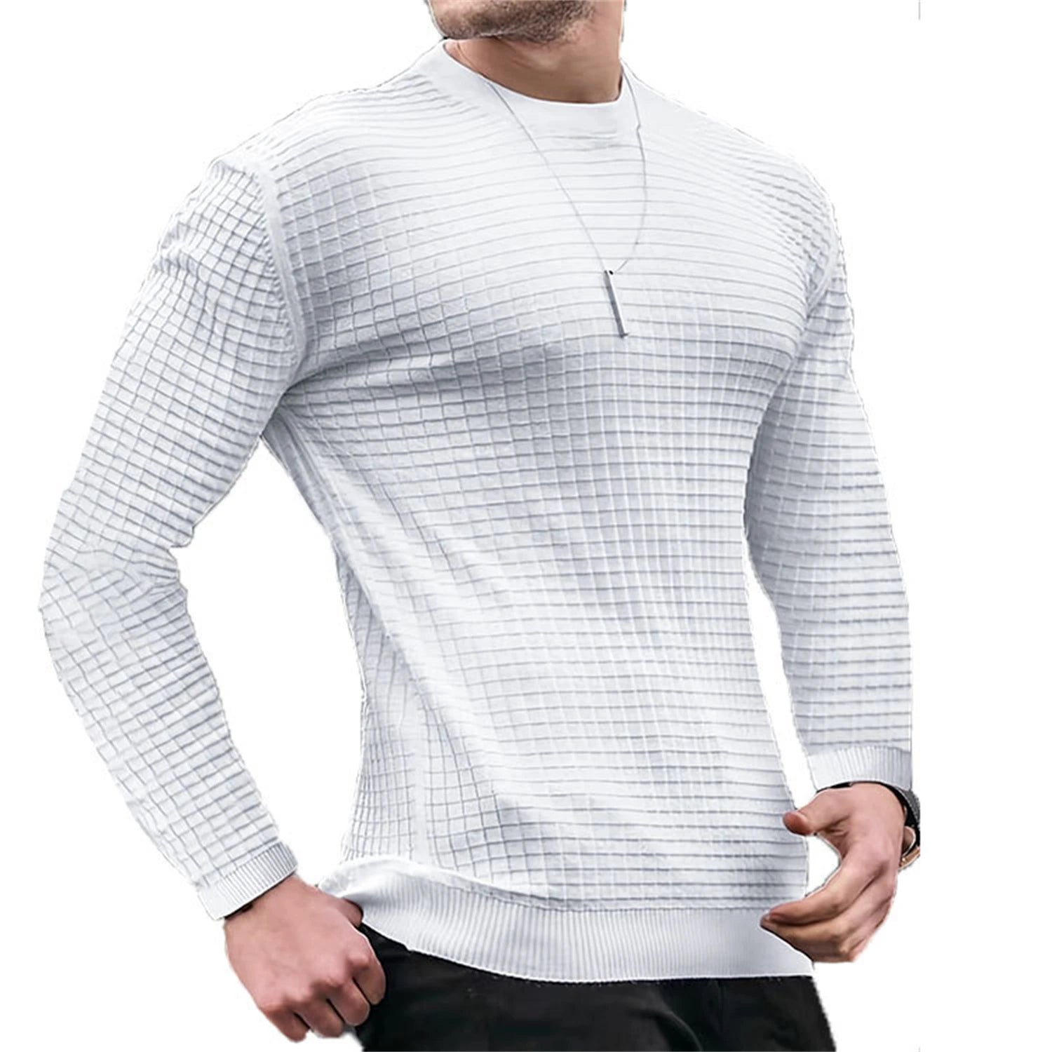 Men's coat fashion small check