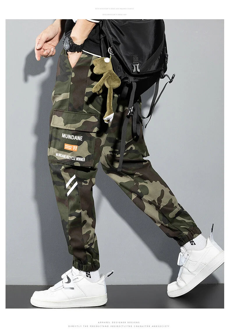 Black Cargo Pants Men