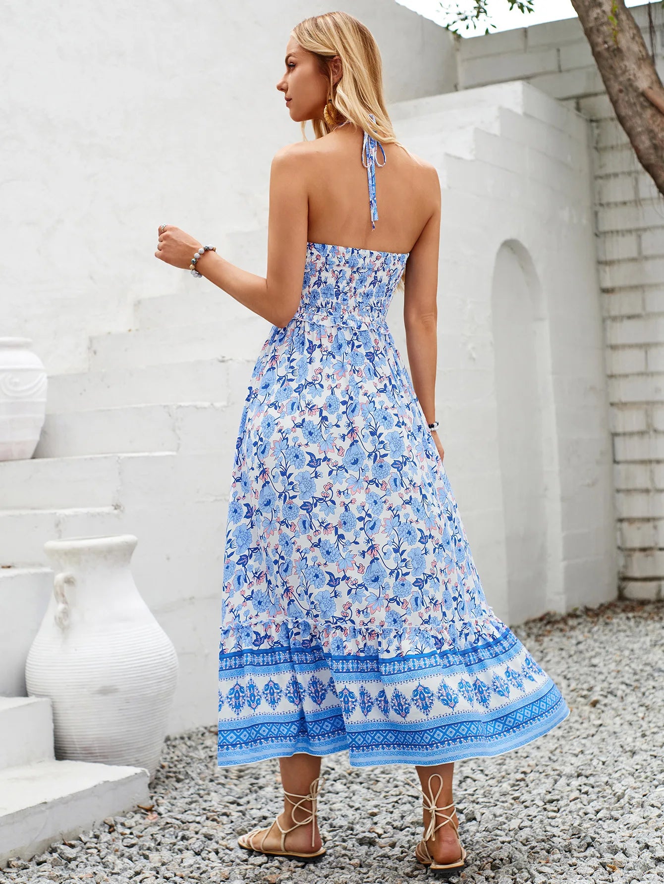 Summer Women Floral Long Dress