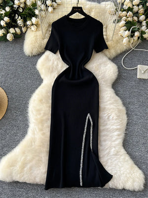 Senior Luxury Slim Dress Ladies