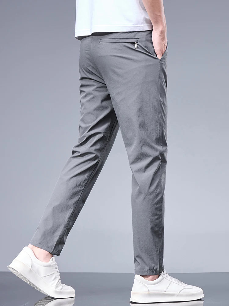 Summer New Business Ice Silk Pants