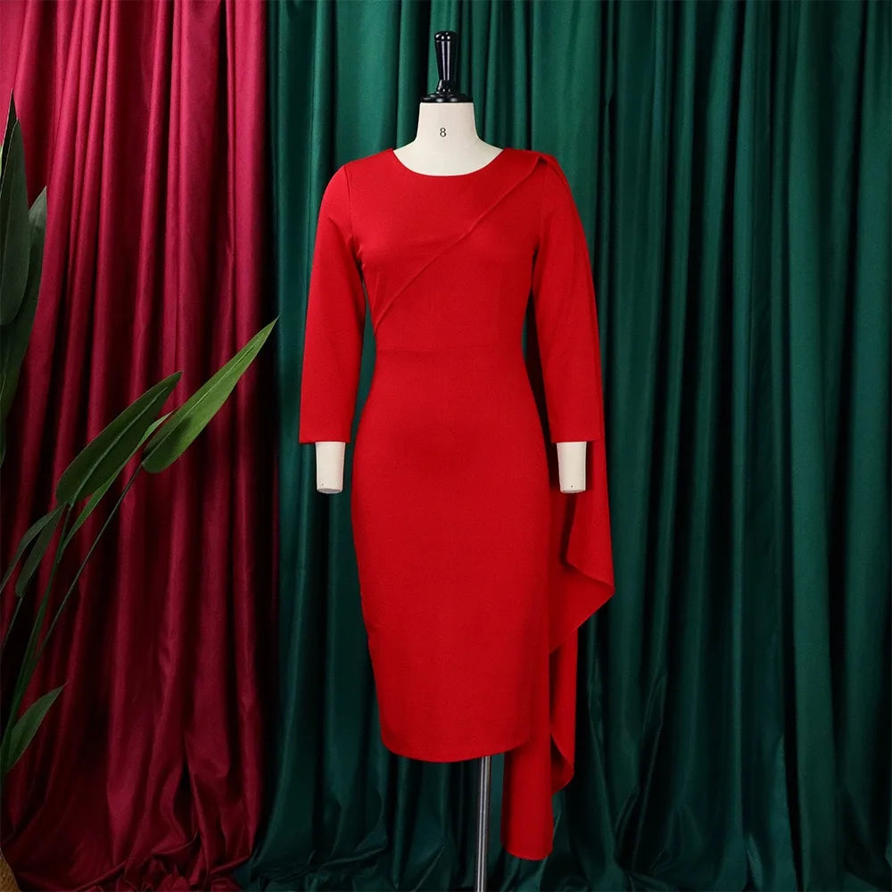 Elegant Dresses for Women O Neck