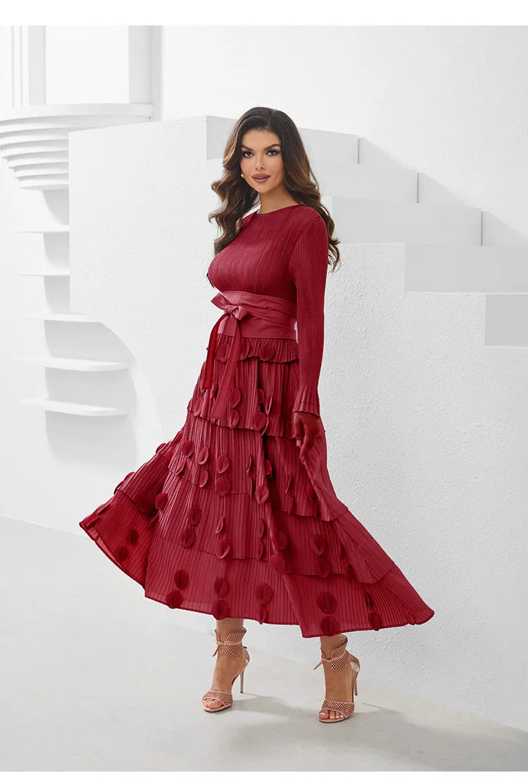 Miyake Pleated Socialite Shell Women Clothing