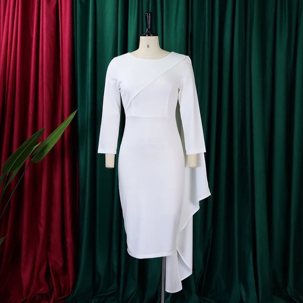 Elegant Dresses for Women O Neck