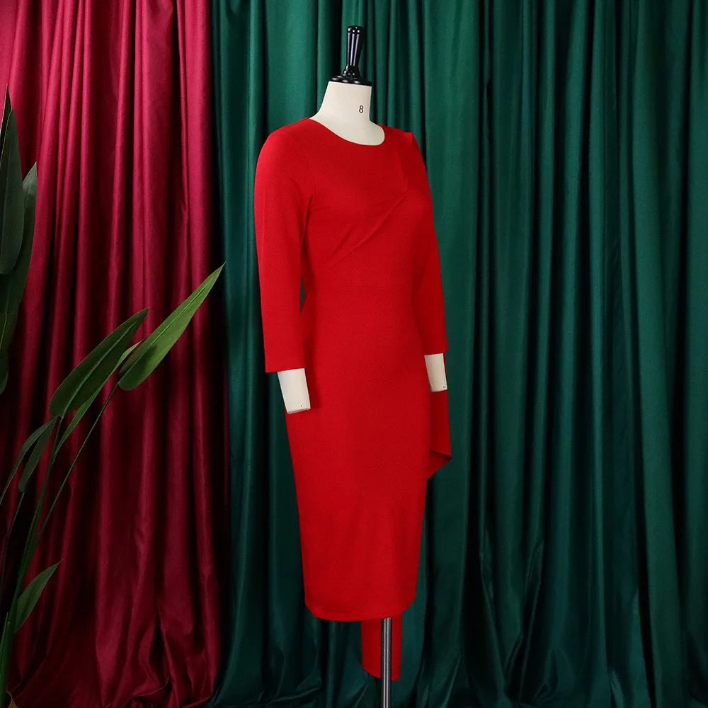 Elegant Dresses for Women O Neck