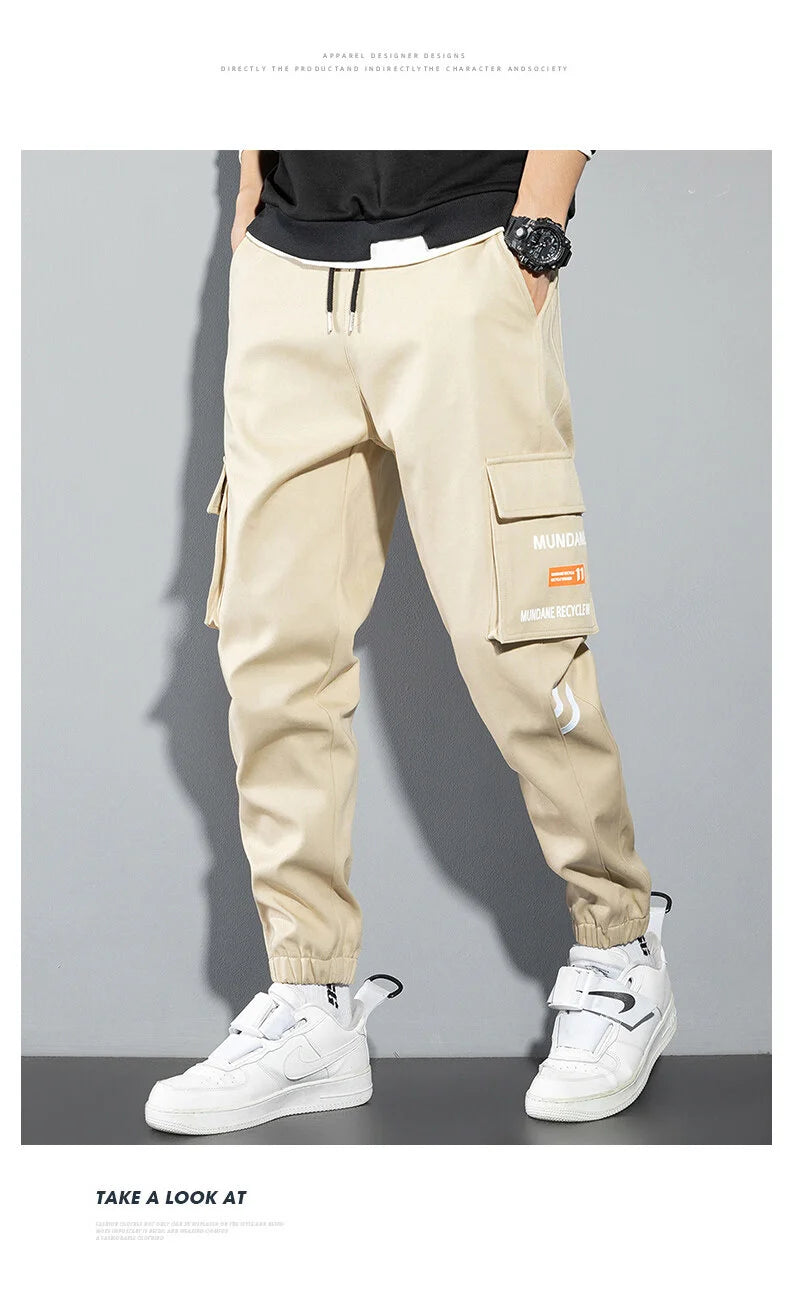 Black Cargo Pants Men