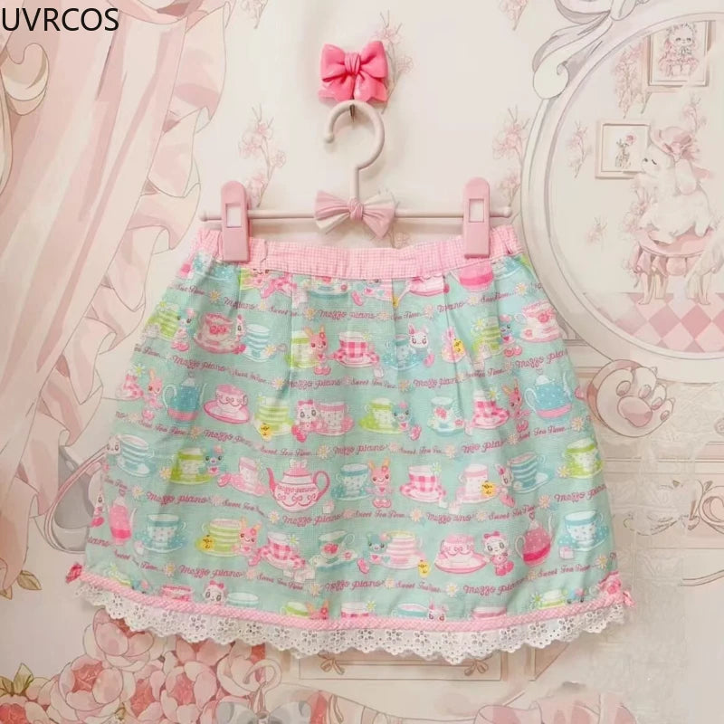 Sweet Lolita Style Cake Mini Skirts