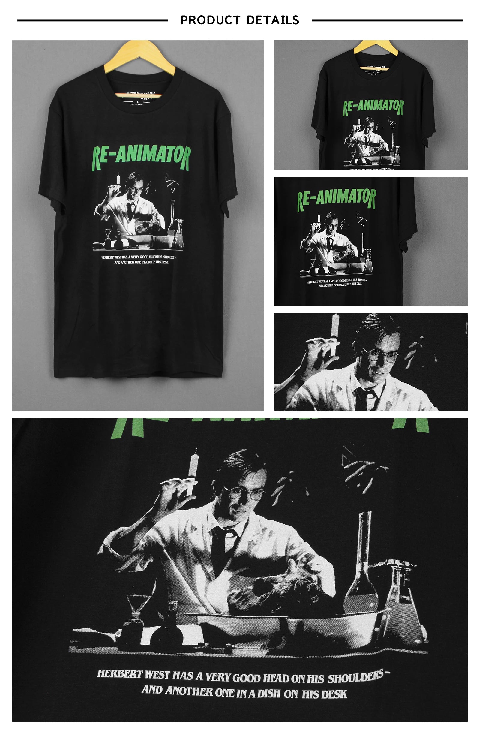 Re-Animator T-Shirt Horror Movie