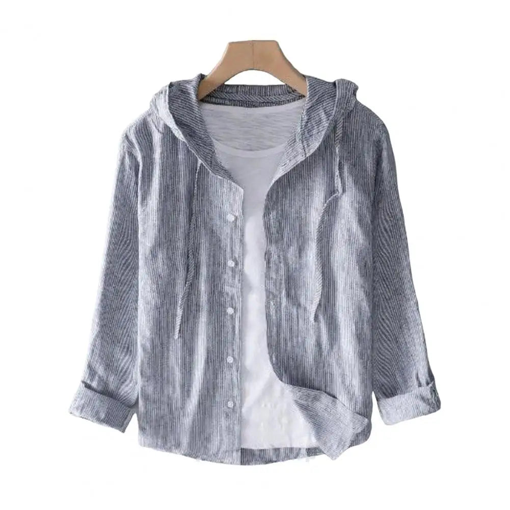 Men Summer Shirt Sun Anti UV Long Sleeve