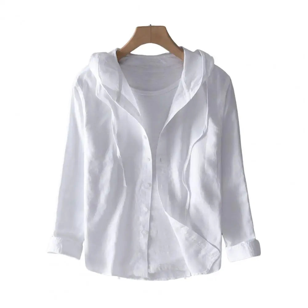 Men Summer Shirt Sun Anti UV Long Sleeve