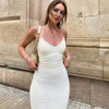 Candyhot Elegant Strapless Halter Dress
