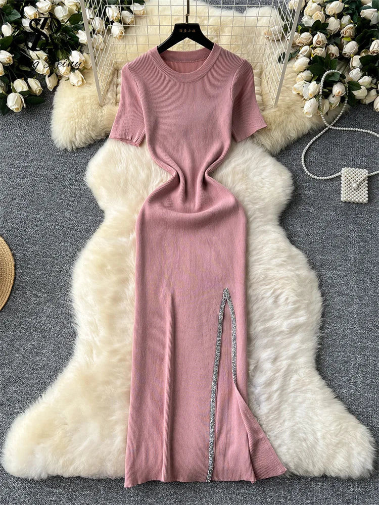 Senior Luxury Slim Dress Ladies