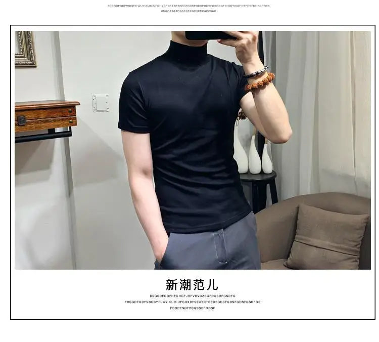 Korean Clothing Streetwear Tee for Men