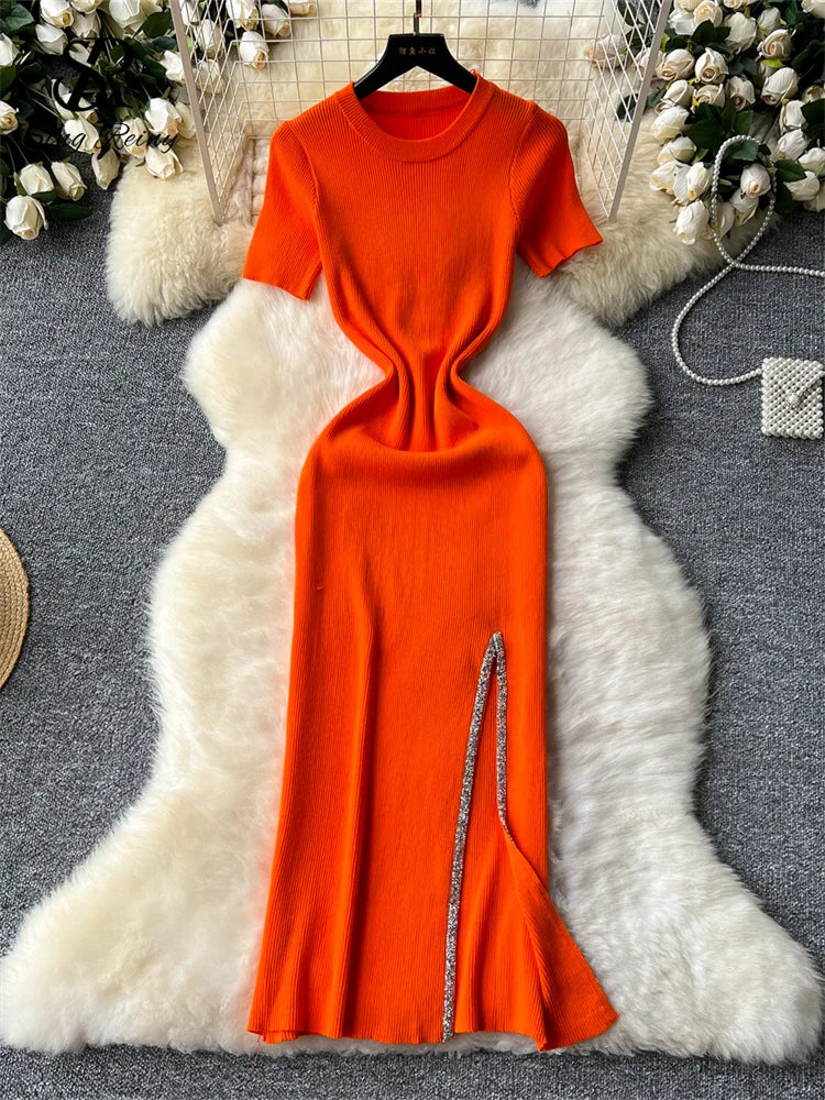 Senior Luxury Slim Dress Ladies