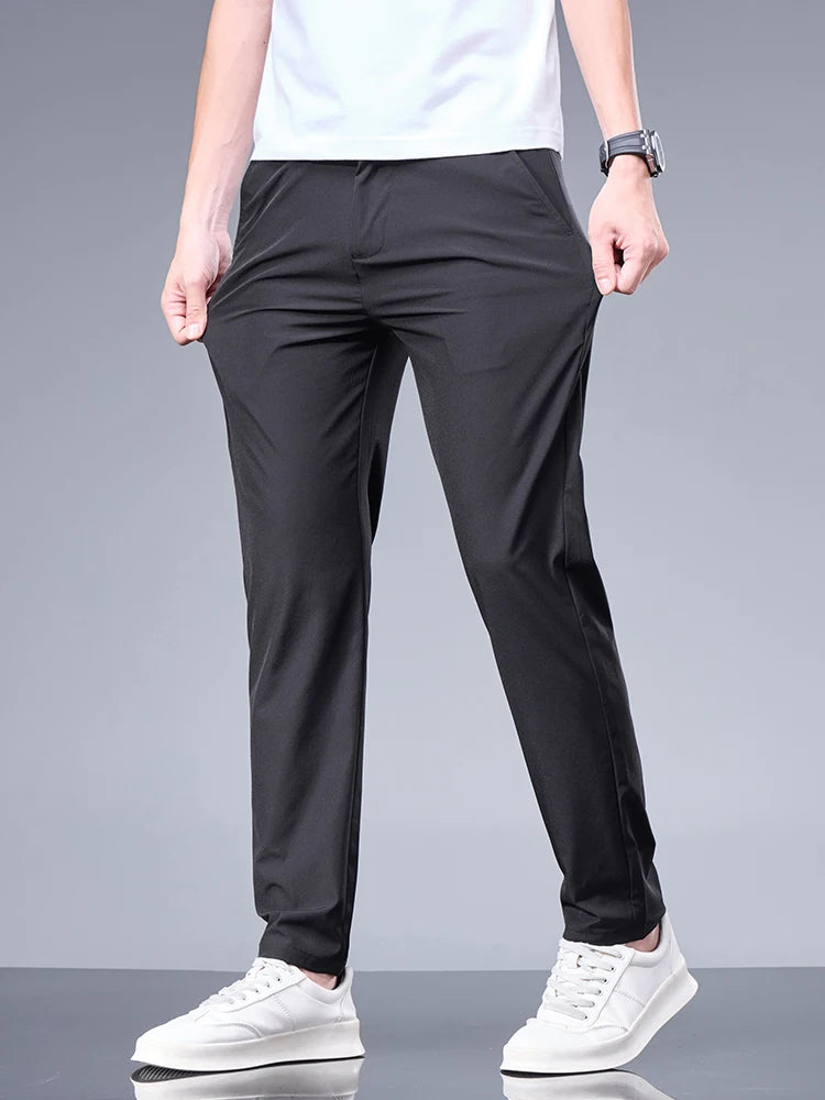 Summer New Business Ice Silk Pants