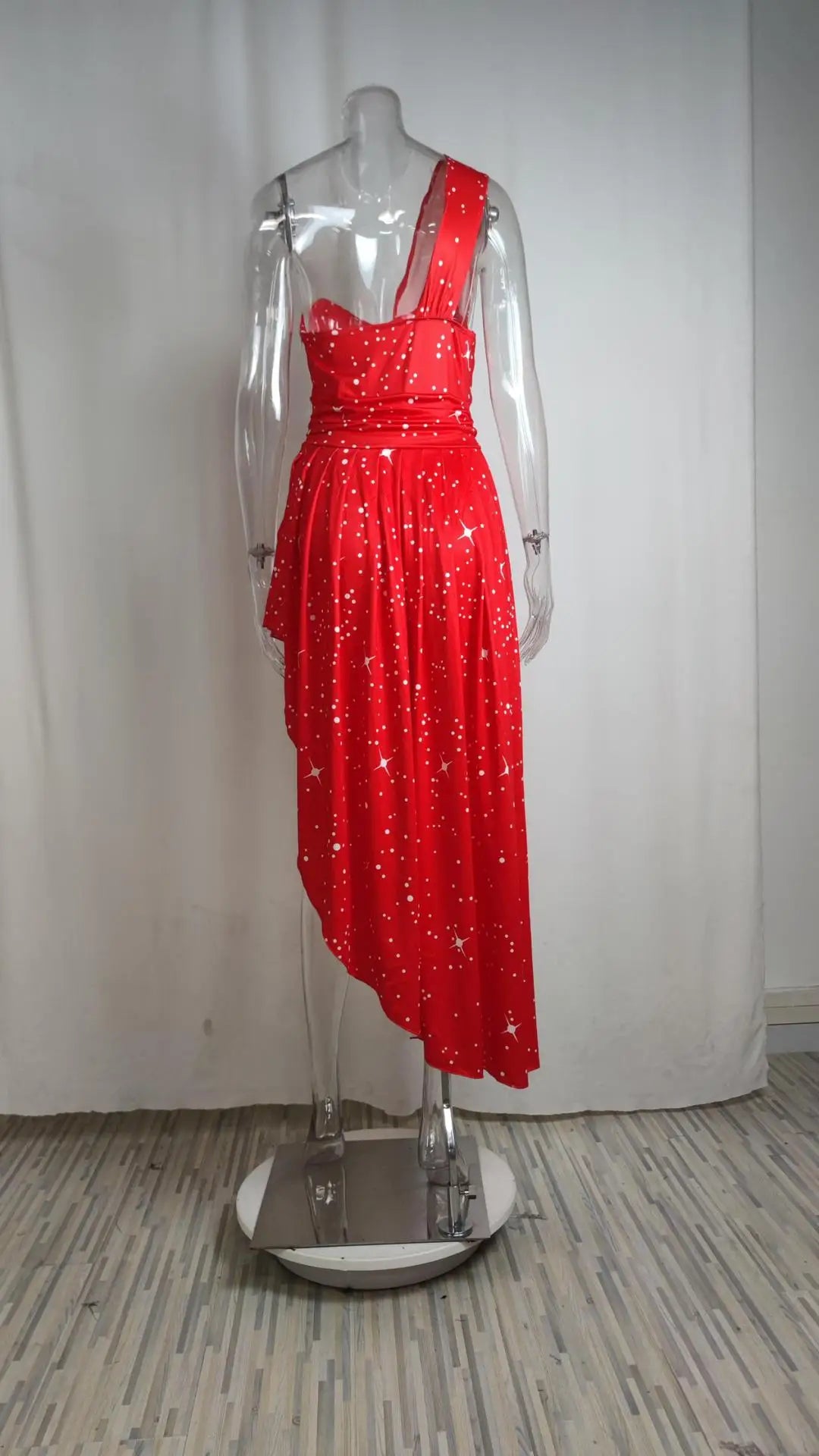 Sexy Elegant Red Cocktail Party Dress