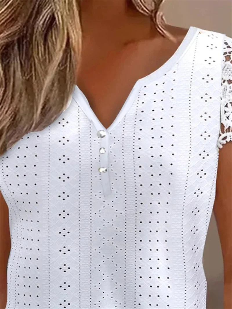 Women Summer Fashion Blouses Tops