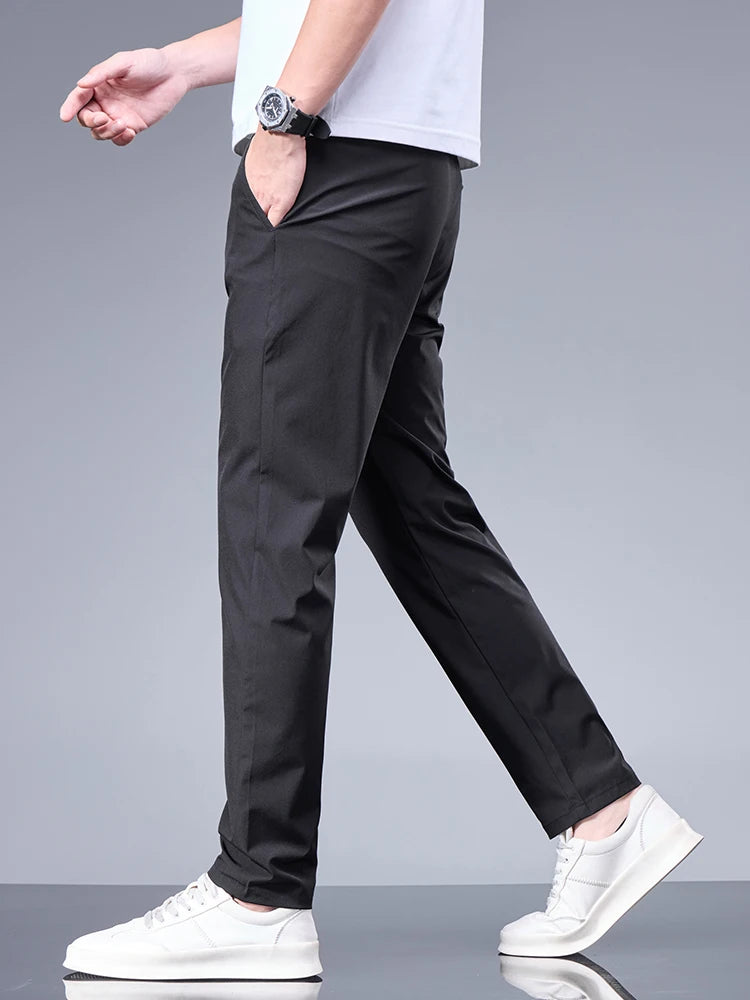Summer New Business Ice Silk Pants