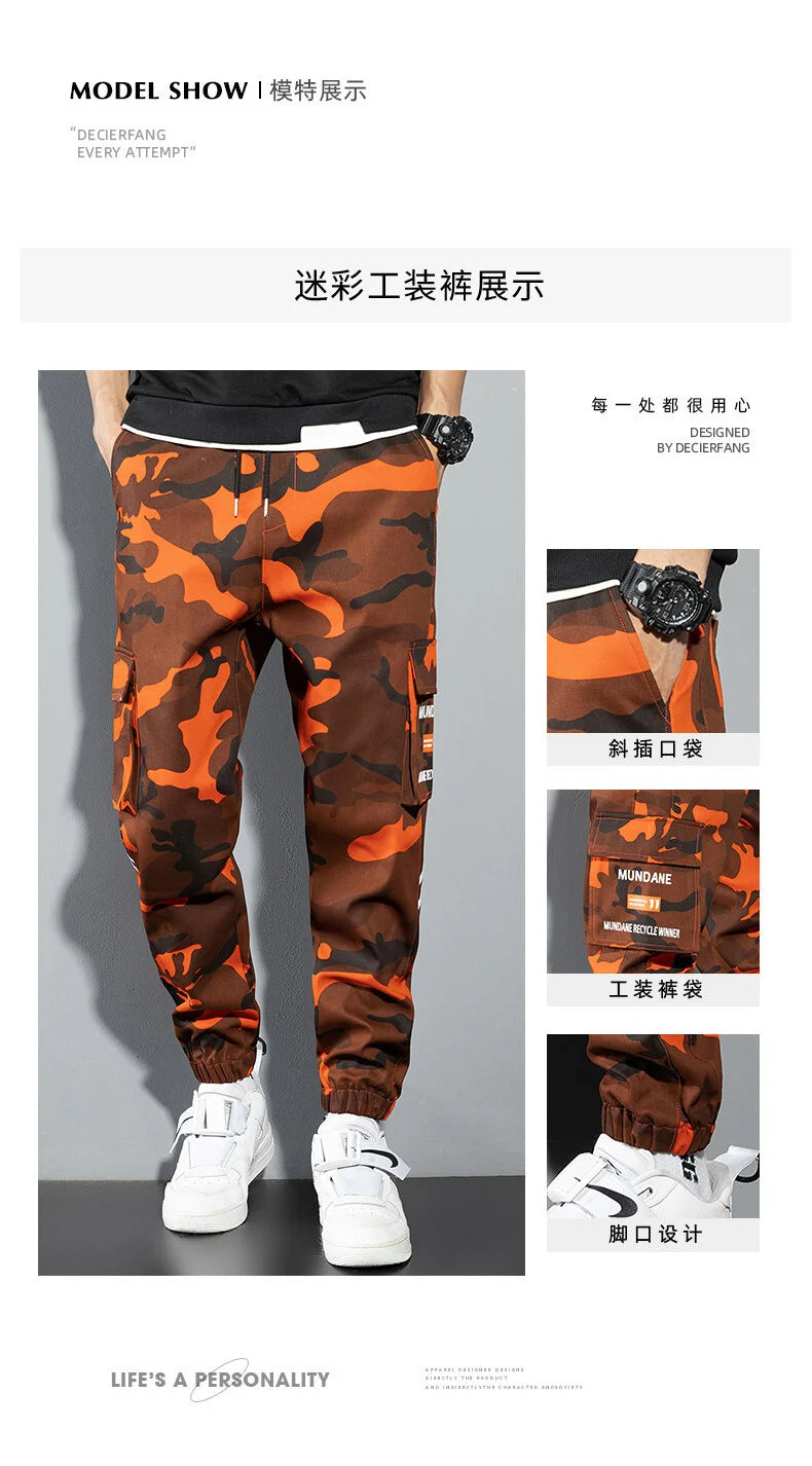Black Cargo Pants Men