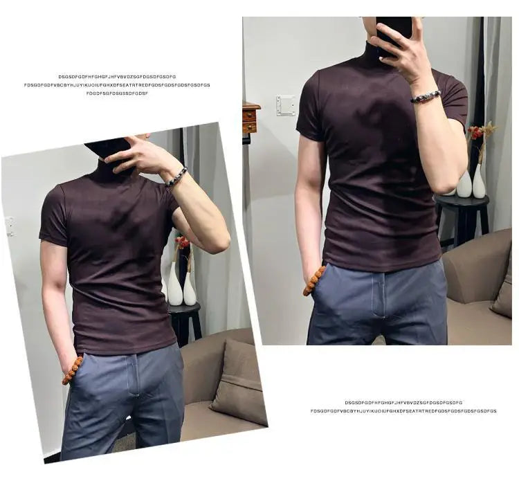 Korean Clothing Streetwear Tee for Men