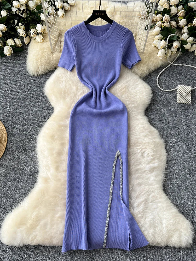 Senior Luxury Slim Dress Ladies