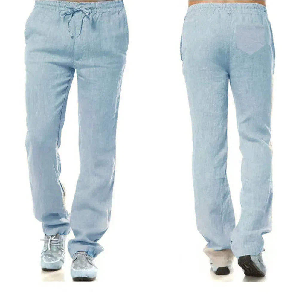 Men's Cotton Linen Trousers