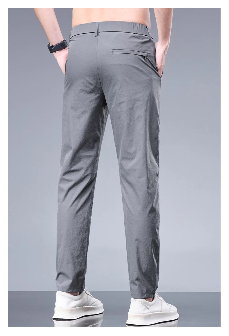 Summer New Business Ice Silk Pants
