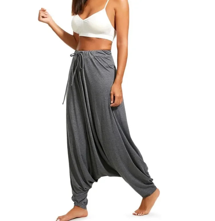 Solid Black Casual Trousers