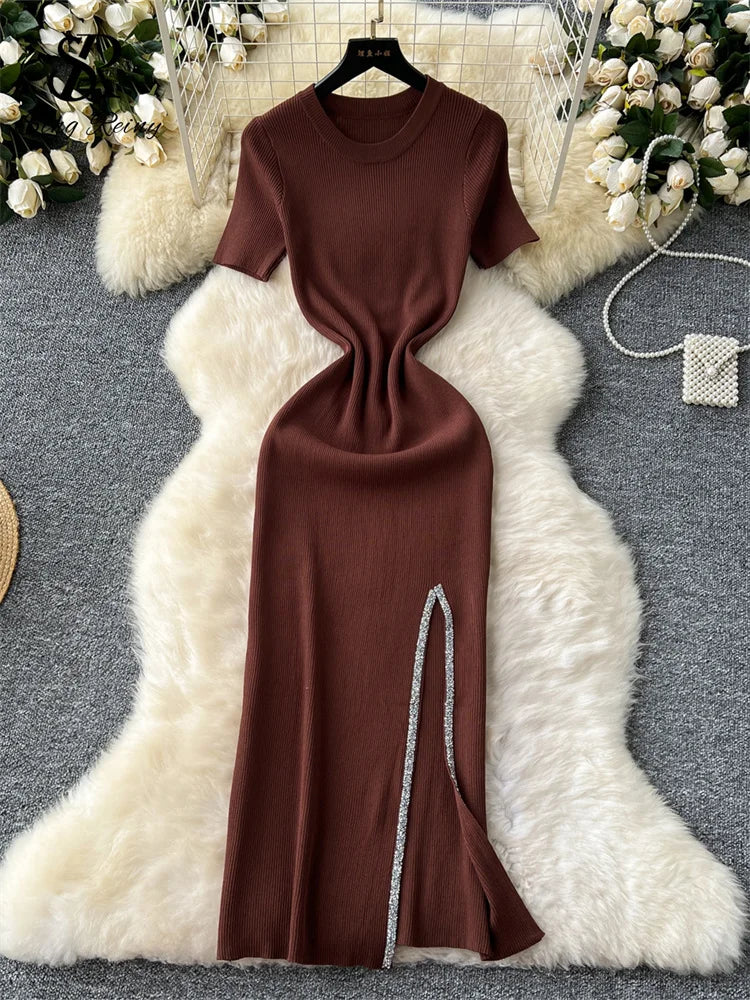 Senior Luxury Slim Dress Ladies