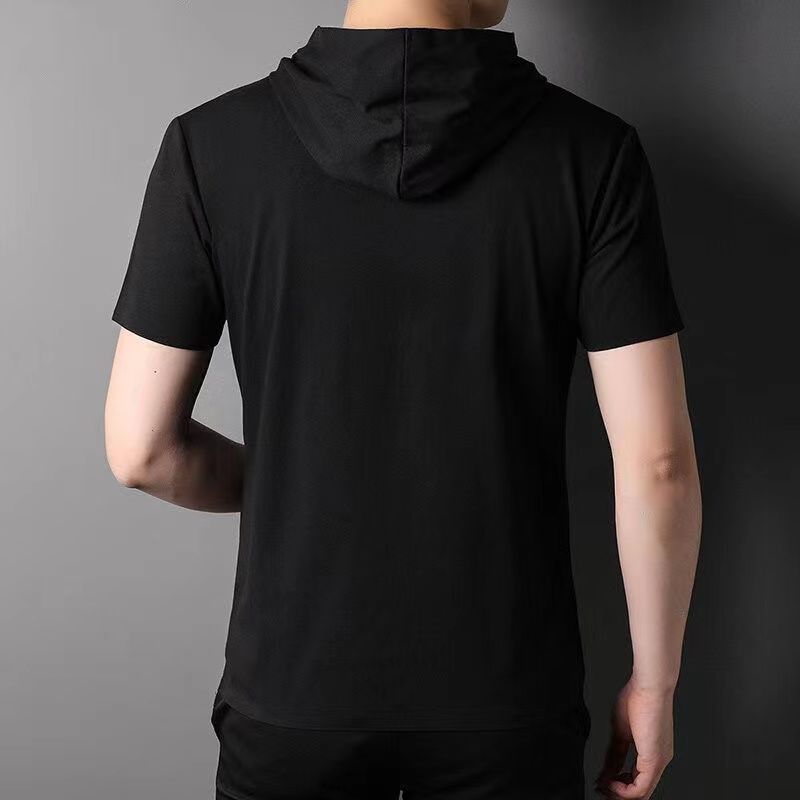Men Summer Trend Stand Collar Zipper