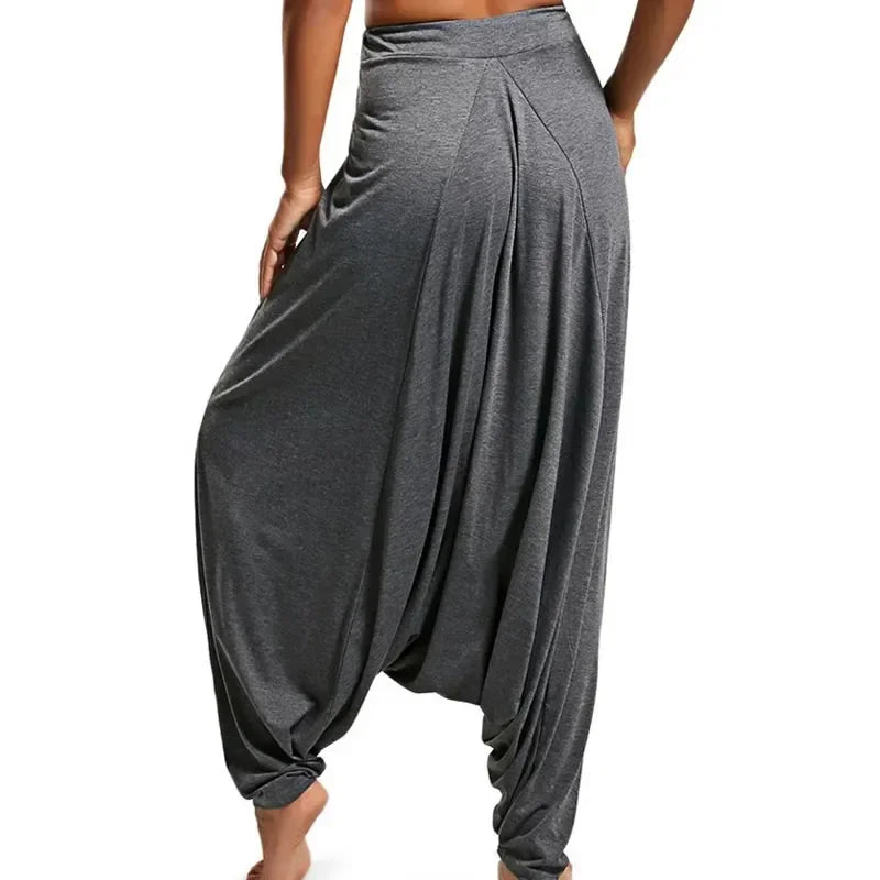 Solid Black Casual Trousers