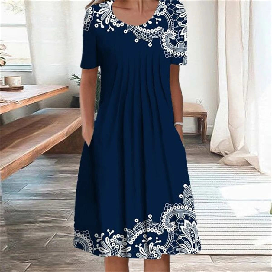 Elegant Dress Women Casual Temperament