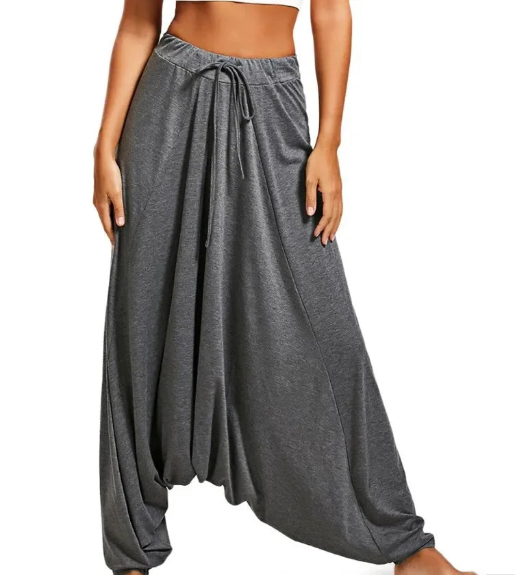 Solid Black Casual Trousers