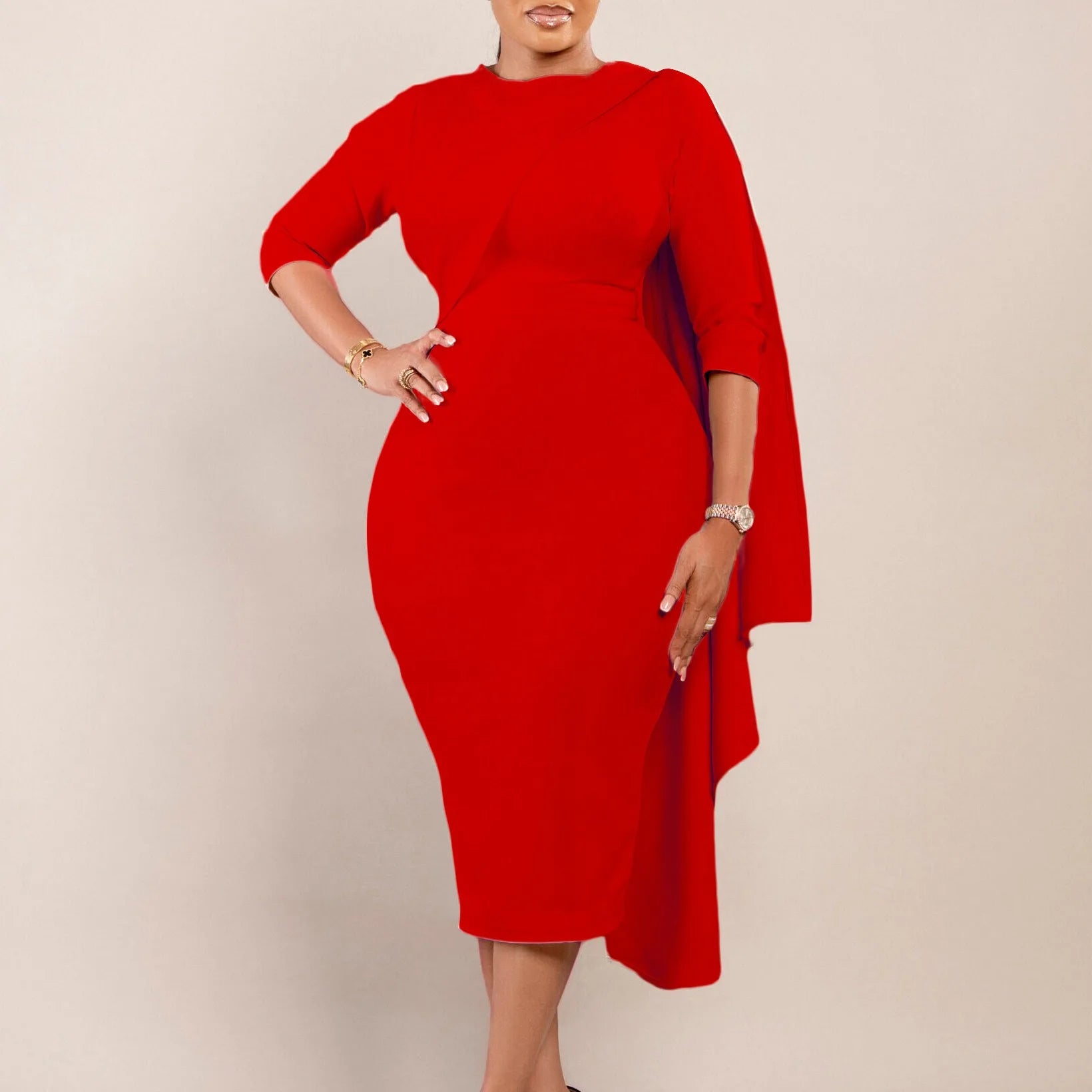 Elegant Dresses for Women O Neck