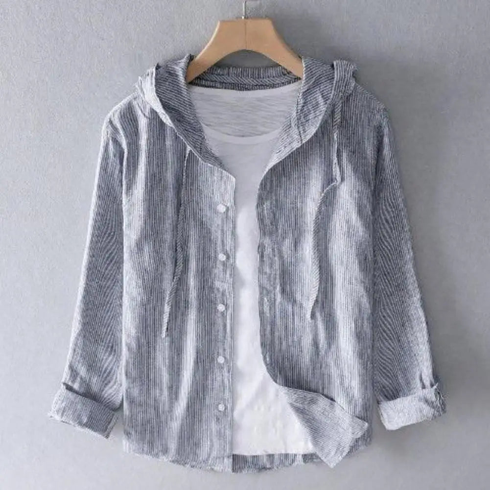 Men Summer Shirt Sun Anti UV Long Sleeve