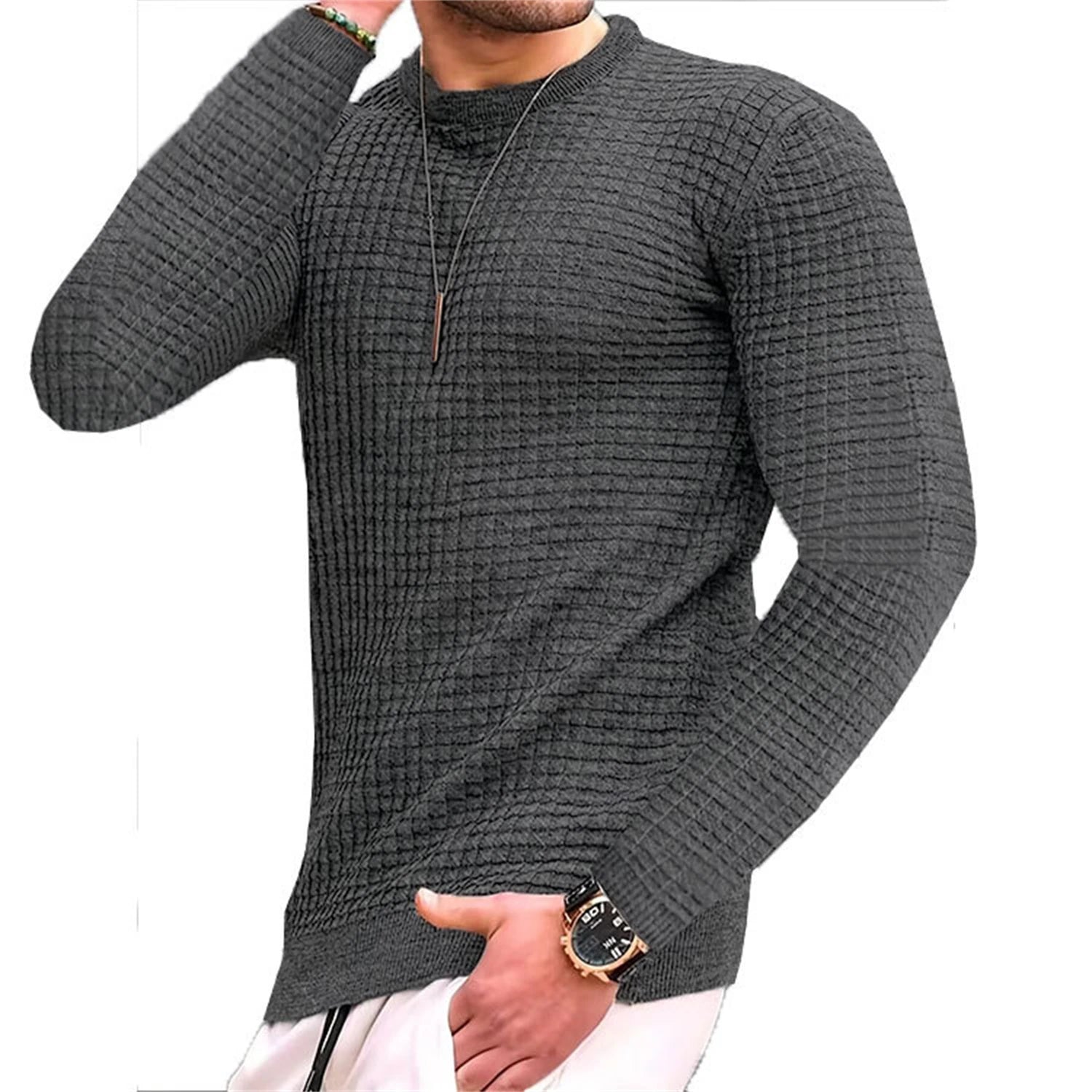 Men's coat fashion small check