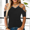 Sexy Solid Tops Women Clothing
