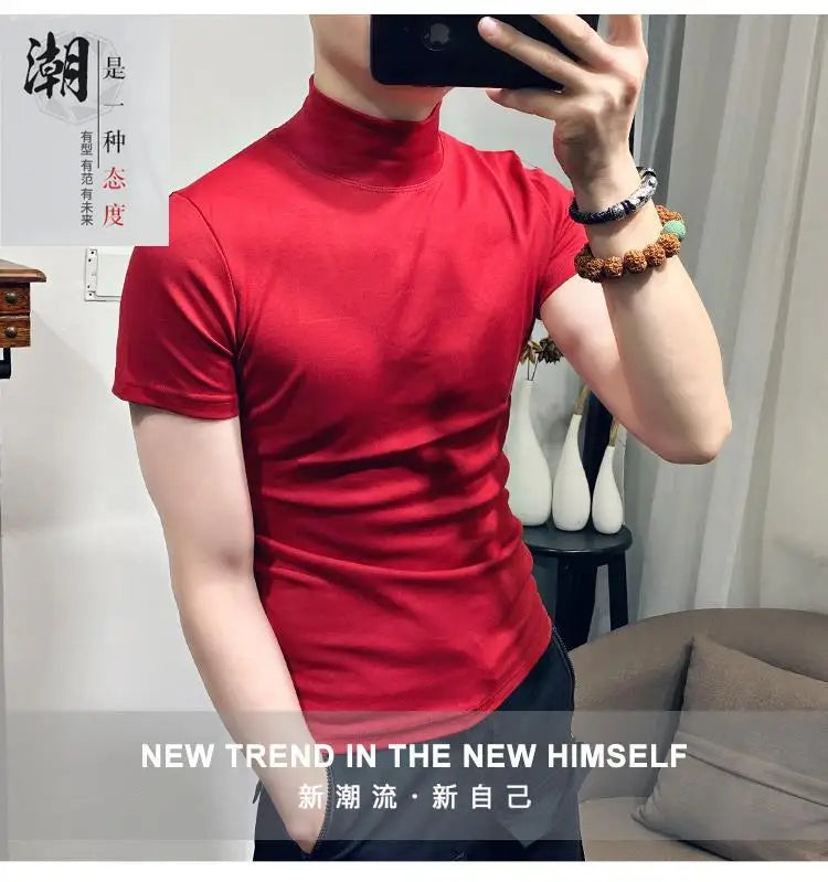 Korean Clothing Streetwear Tee for Men