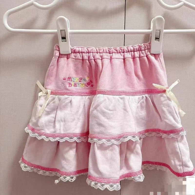 Sweet Lolita Style Cake Mini Skirts